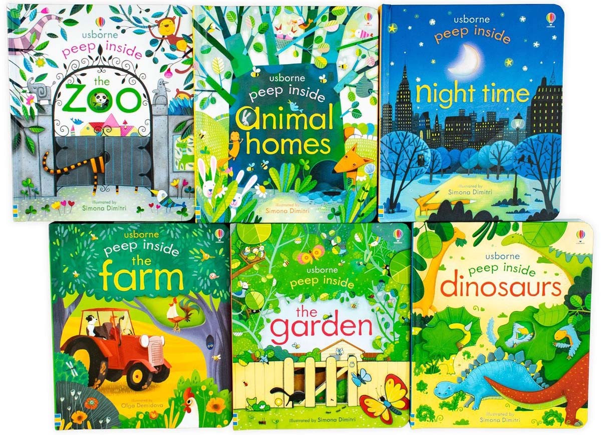 Usborne Peep Inside Collection (Boxset 6 tập)